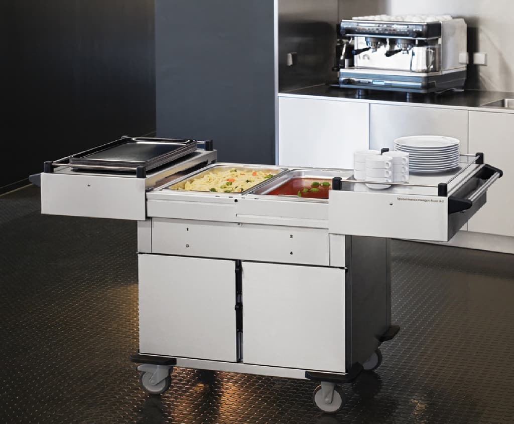 BGL Rieber Front cooking, food transport, serving, service, innovation