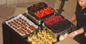 cold buffet display with K-Pot