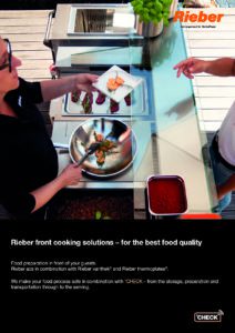 Front cooking solutions from Rieber