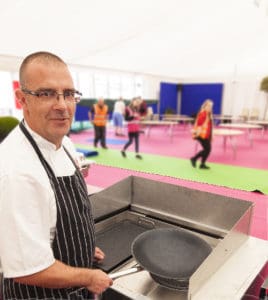 silverstone chef dean hoddle with rieber varithek