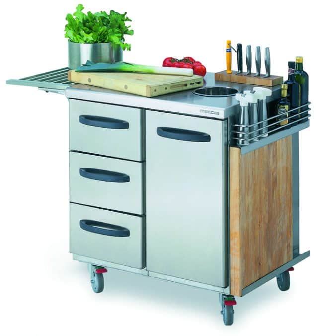 Mobile food waste storage trolley BGL Rieber