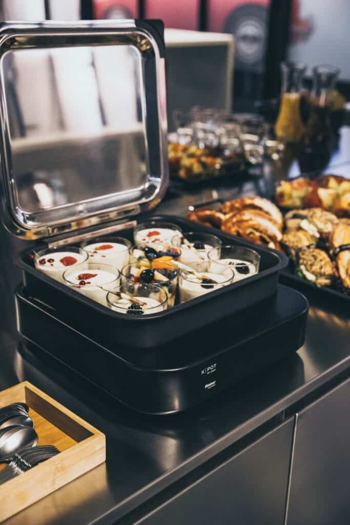 k-pot, food display, rieber